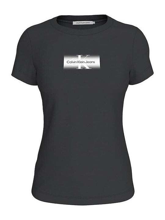 Calvin Klein Damen T-shirt Schwarz