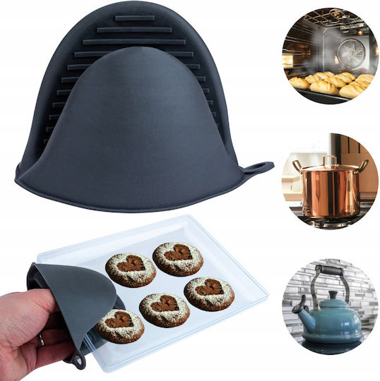 Pot Holder Silicone Gray 1pcs