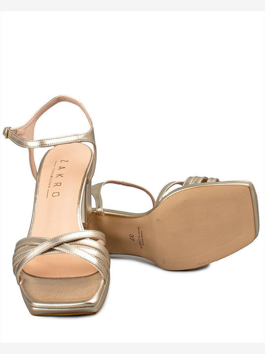 Zakro Collection Women's Sandals Gold