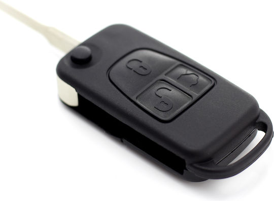 CarGuard Κέλυφος Κλειδιού Αυτοκινήτου με Λάμα με 3 Κουμπιά για Mercedes Benz