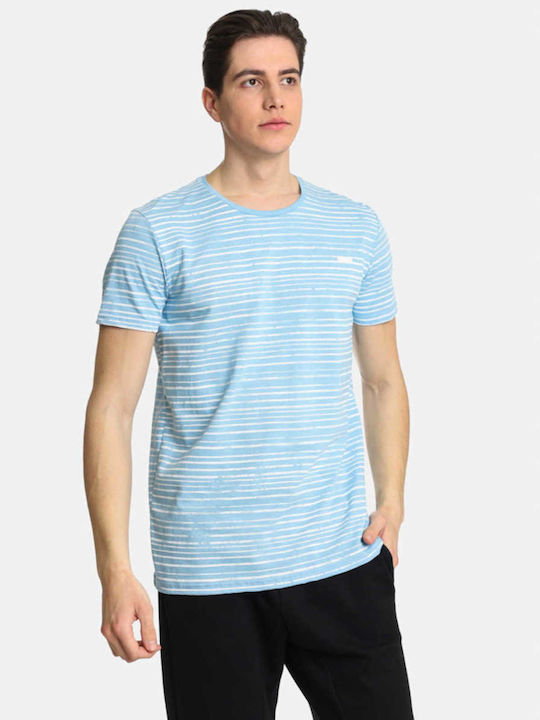 Paco & Co Men's Short Sleeve T-shirt Light Blue