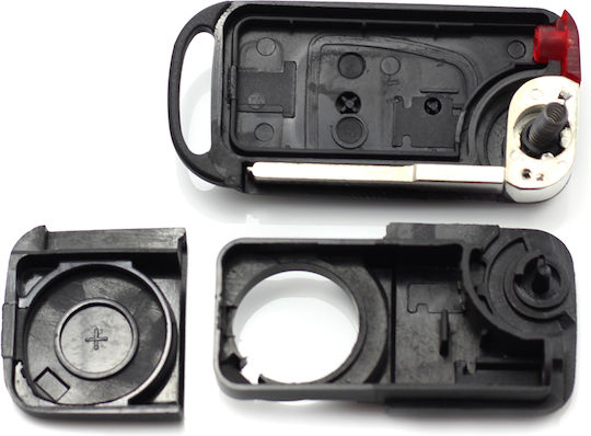 CarGuard Car Key Shell with Blade with 2 Buttons for Mercedes Benz