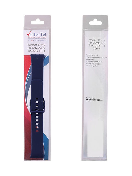 Volte-Tel Λουράκι Σιλικόνης Μπλε (Galaxy Fit3)