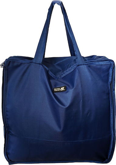 Kunststoff Aufbewahrungsbeutel für Kleidung in Blau Farbe 36x36x17cm 1Stück