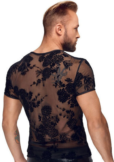 Noir Handmade Sexy Ανδρικό Top Μαύρο