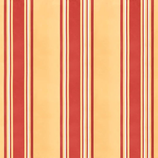 Заместваща мрежеста платна завеса с жълто оранжеви райета 3.5 м 367793 Жълто