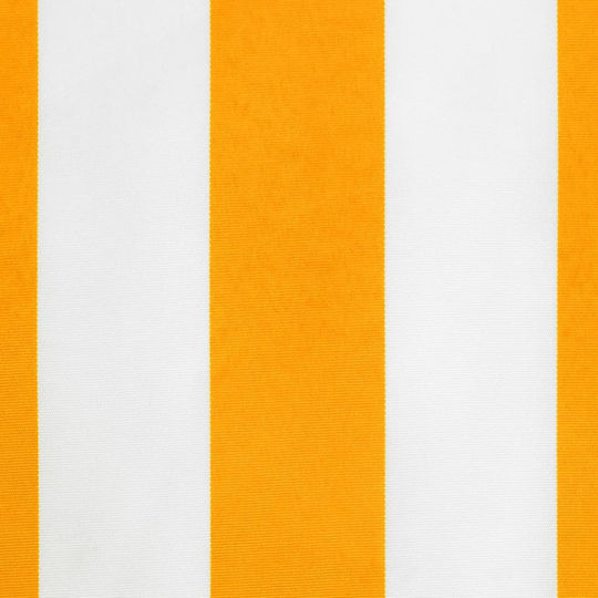 Vidaxl Replacement Awning Fabric Striped Yellow White 5 M Yellow