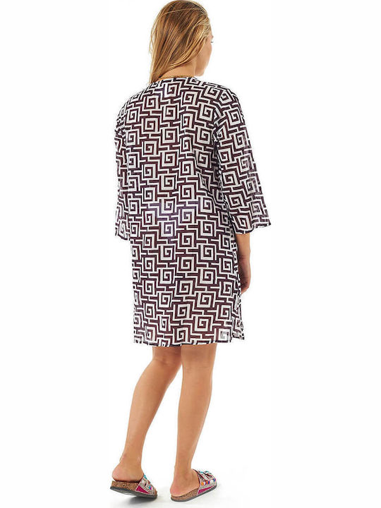 Verde Feminin Caftan de Plajă Purple