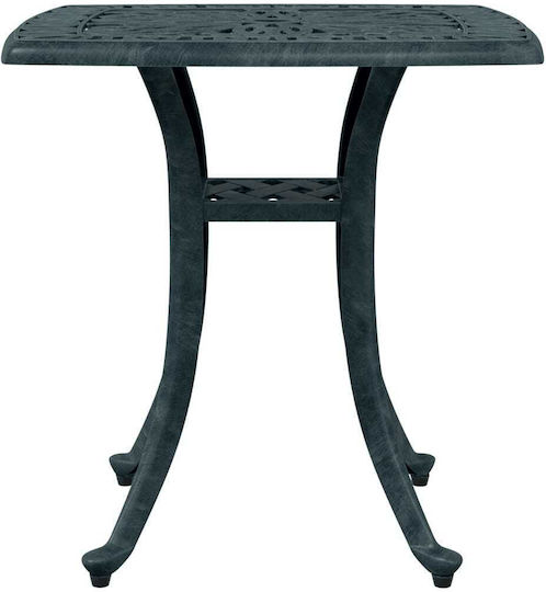 Masa Masa de lounge pentru spații exterioare mici Aluminiu Verde 53x53x53buc