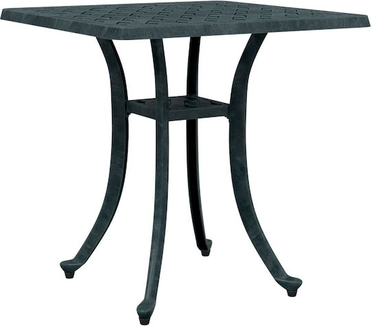 Masa Masa de lounge pentru spații exterioare mici Aluminiu Verde 53x53x53buc