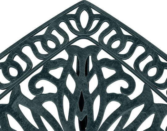 Masa Masa de lounge pentru spații exterioare mici Aluminiu Verde 53x53x53buc