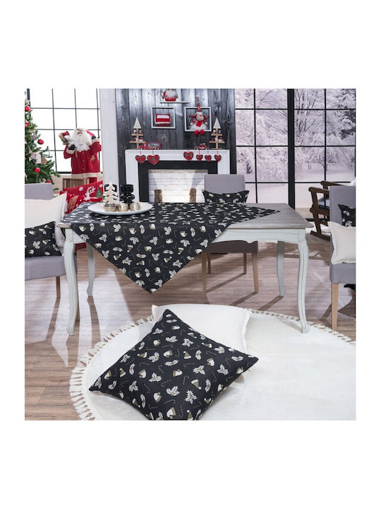 Teoran Ornament de Crăciun Față de masă Pătrat Material textil M90xL90cm 1buc