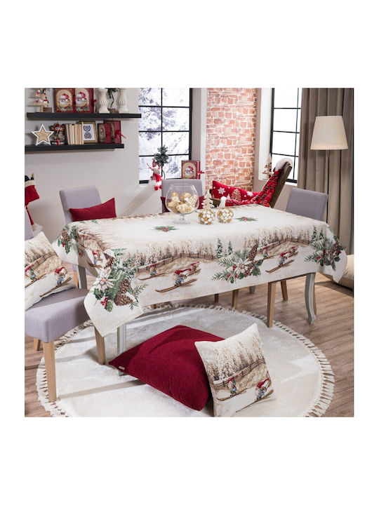 Teoran Christmas Tablecloth Fabric L140xW180cm.