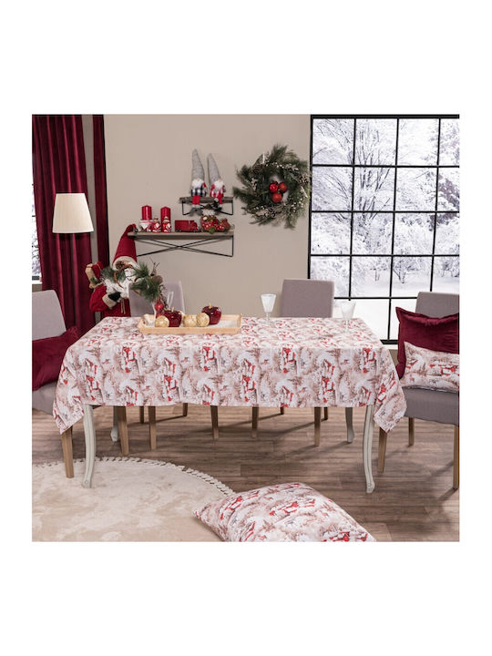 Teoran Christmas Tablecloth Fabric L135xW220cm 1pcs