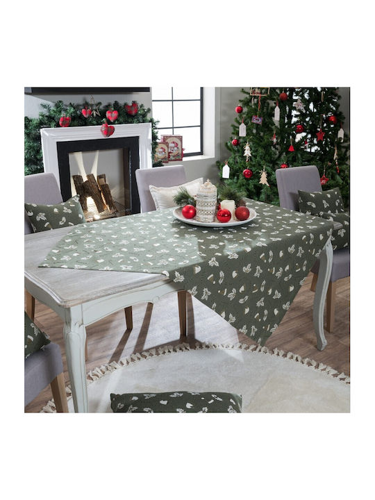 Teoran Christmas Tablecloth Square Fabric L90xW90cm.