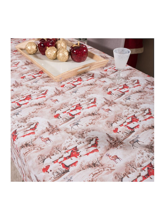 Teoran Christmas Tablecloth Fabric L135xW220cm.