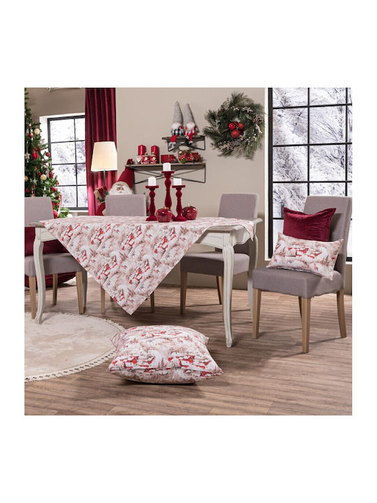 Teoran Christmas Tablecloth Fabric L135xW135cm.