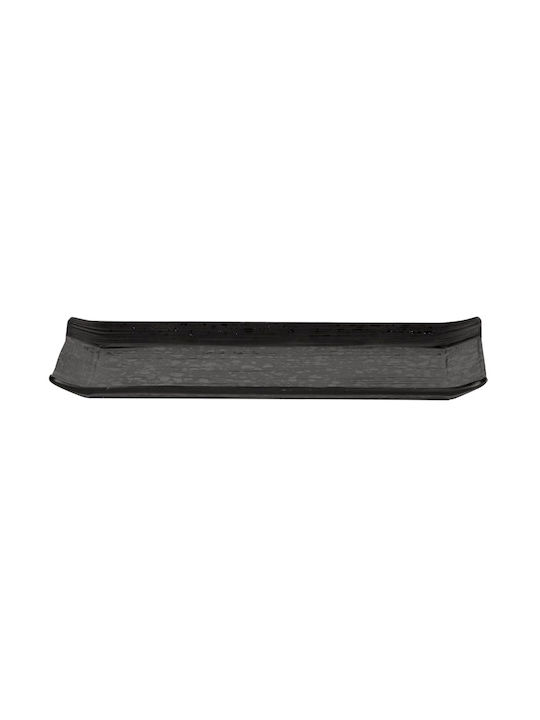 Ready Serving Platter Rectangular Black 29x14.5cm