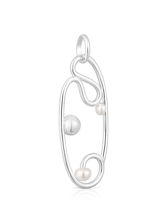 Tous Charm from Silver with Pearls