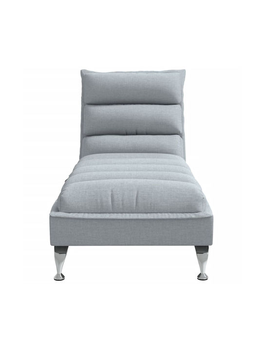 Recliner Stoff Gray L133.5xW56xH74cm