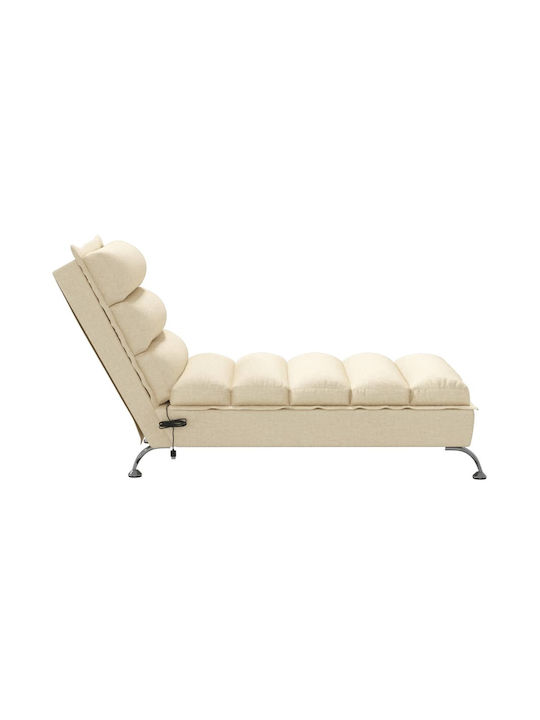 Recliner Stoff Beige L133.5xW56xH74cm
