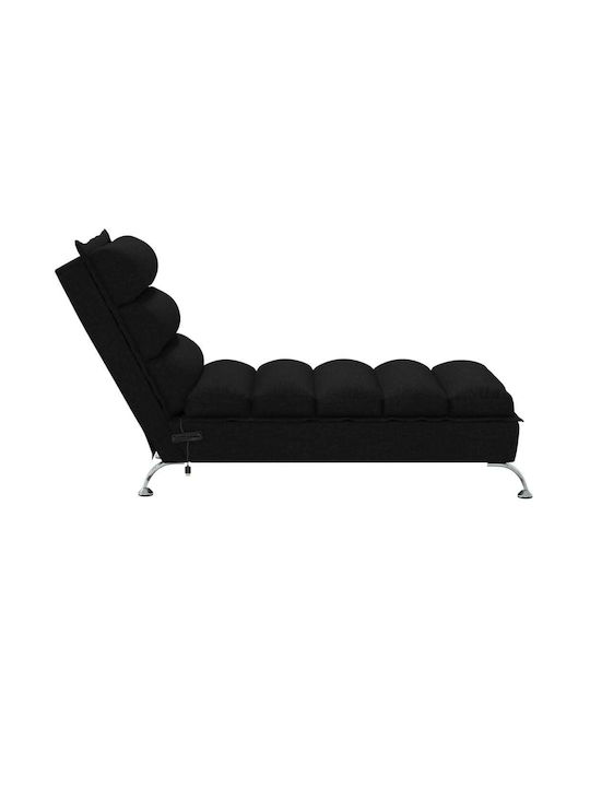 Recliner Stoff Schwarz L133.5xW56xH74cm