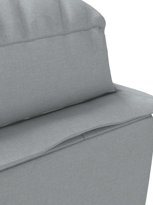 Recliner Stoff Gray L133.5xW56xH74cm