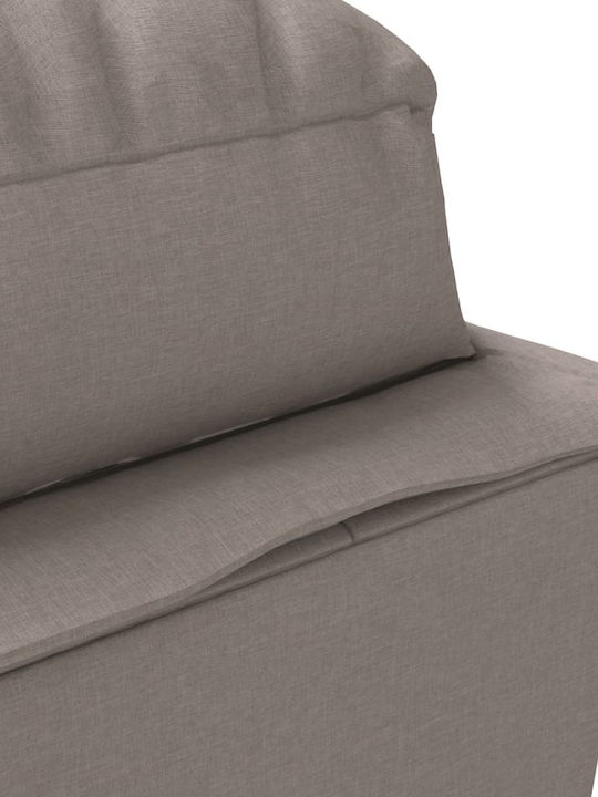 Recliner Stoff Braun L133.5xW56xH74cm