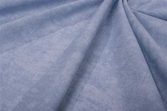Dimcol Υπέρδιπλη 220x240cm Shadow 614 Sky Blue