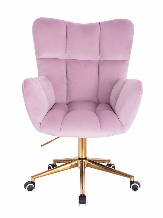 Chair Visitor Velvet in Purple Color 63xx 1pcs