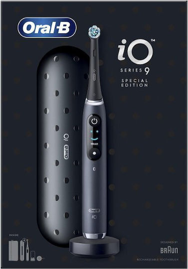 Oral-B iO Series 9 Periuță de dinți electrică cu Senzor de Presiune Neagră