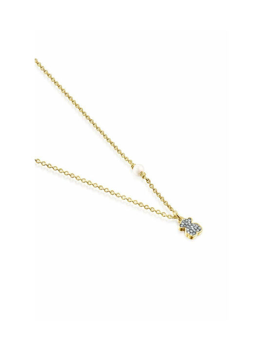 Tous Necklace from Gold Plated Silver