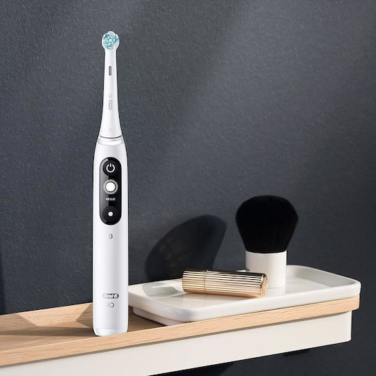 Oral-B Io Series 7 Electric Toothbrush with Pressure Sensor and Travel Case White