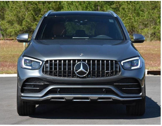 Front-Scheinwerfer-Set Mercedes-Benz GLC C253/X253 Upgrade Facelift Look 20210-2021 Schwarz Voll-LED DRL Motor