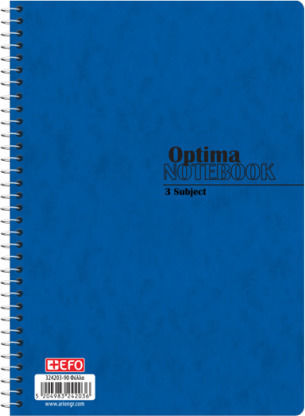 +Efo Spiral Notebook Homework B5 90 Sheets 3 Subjects 1pcs