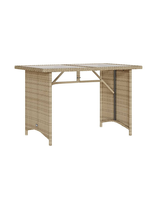 Garden & Outdoor Furniture Set Dining Room 2 Pieces Beige with Pillows
