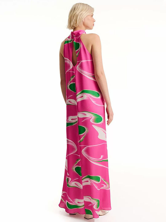 Forel Maxi Dress Satin Pink