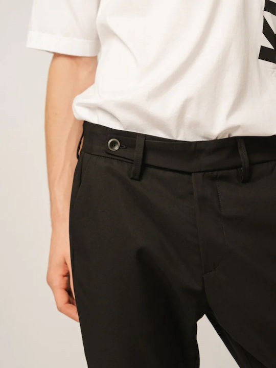 Παντελόνι Ελαστικό σε Slim Εφαρμογή Black