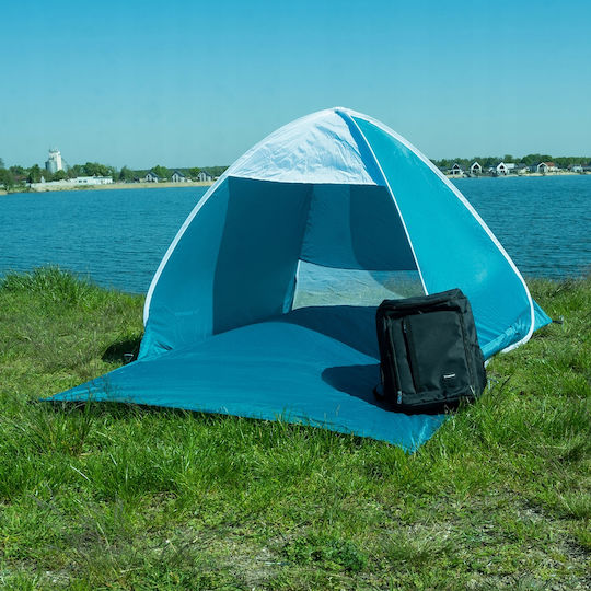 Pop Up Beach Tent For 3 People Blue