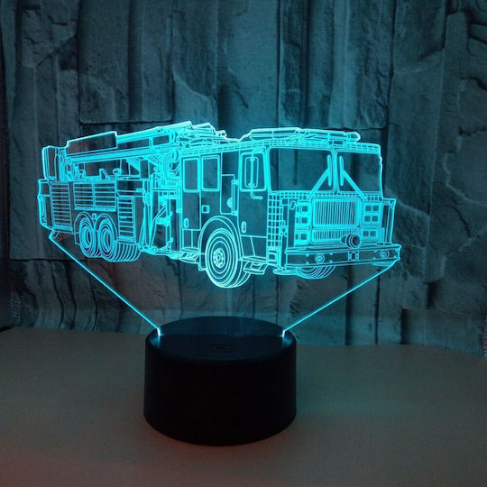 LED RGB 3D-Illusion Dekorative Tischlampe LED RGB 3D-Illusion Dekorative Tischlampe