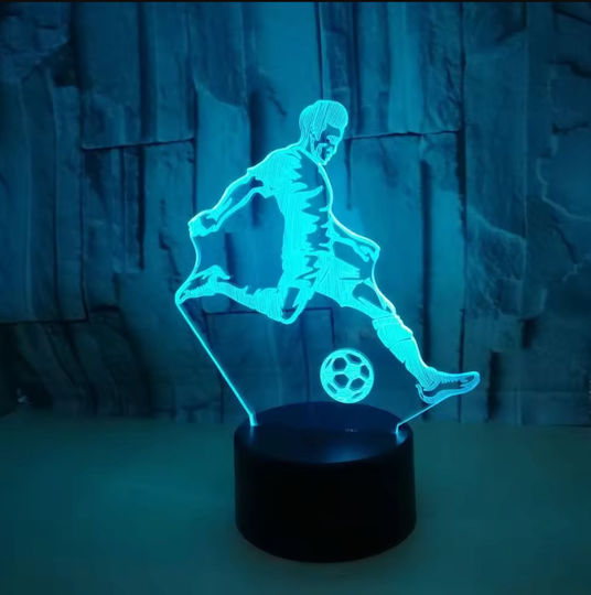 Διακοσμητικό Φωτιστικό LED RGB 3D Illusion 3εκ.