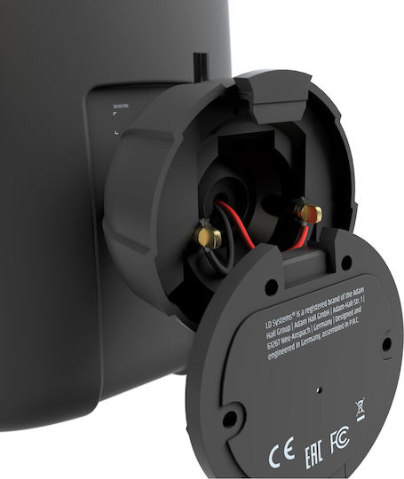 LD Systems Пасивни Стенни Тонколони 70W (Двойка) 25.38x21.53x15.67бр Черни