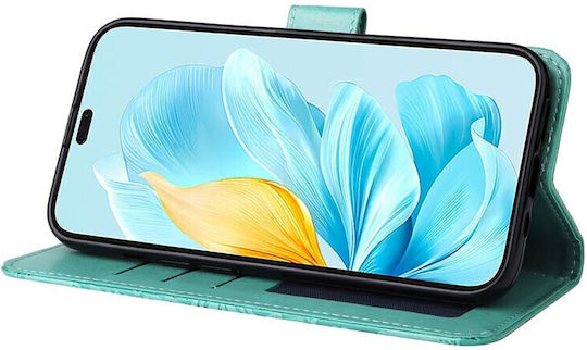 Embossed Sunflower Wallet Πράσινο (Honor 200 Lite 5G)