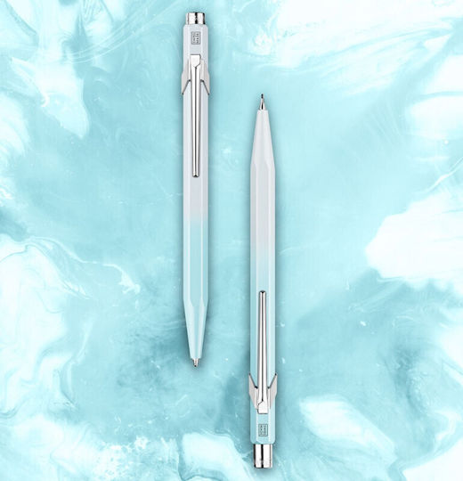 Caran D'ache Mechanical Pencil Metallic 2pcs Blue