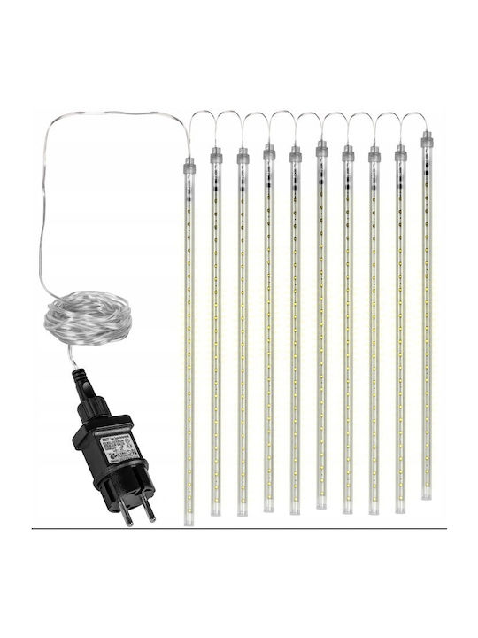 8 Λαμπάκια LED 4.5μ. Λευκά τύπου Μετεωρίτης