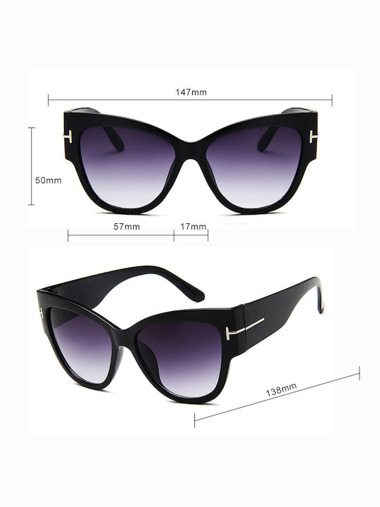 Techsuit Women's Sunglasses with Brown Frame and Brown Lens