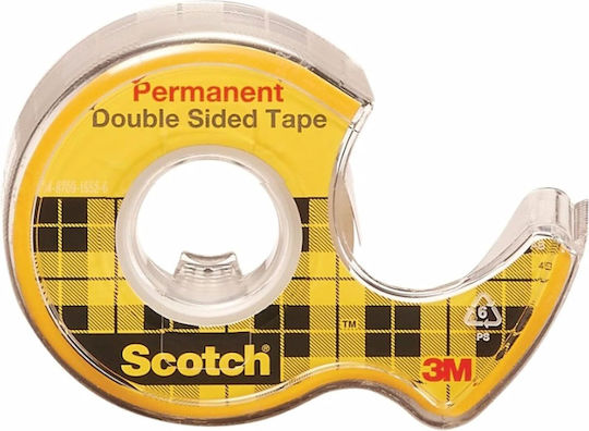 3M Βάση για Σελοτέιπ Scotch 12.7mm x 6.3m Κίτρινο