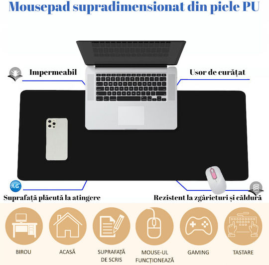 Mouse Pad XXL (800mm) Black