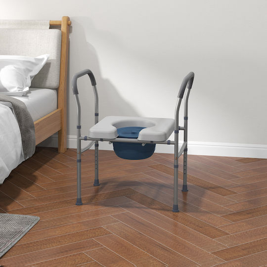 HomCom Toilet Chair 713-147V00GY