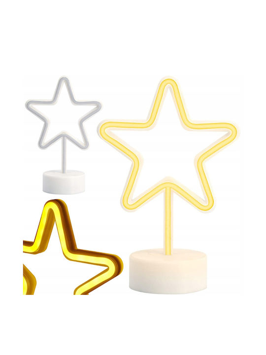 Beleuchtet Weihnachtliche Figur Unterschrift Weiß